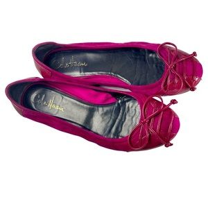 Cole Haan Fuchsia Suede Flats with Nike‎ Air Tech for Comfort